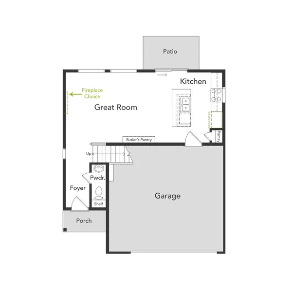 2D floor plan layout of this home in Muegge Farms, Bennett, CO (Image 2). 2D floor plan layout of this home in Muegge Farms, Bennett, CO (Image 2).