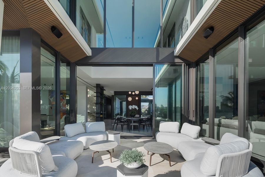 Exterior details and patio area of a home in , Miami Beach (Image 26).