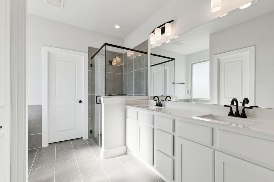 Furnished interior view inside a new home in Ellis Ranch Estates, Waxahachie (Image 10).