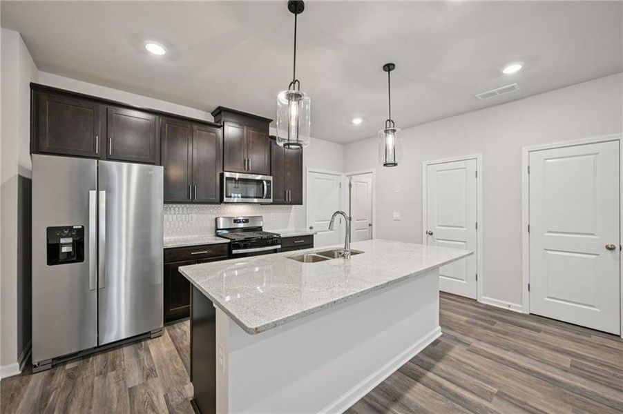 Furnished interior view inside a new home in , Conyers (Image 11).