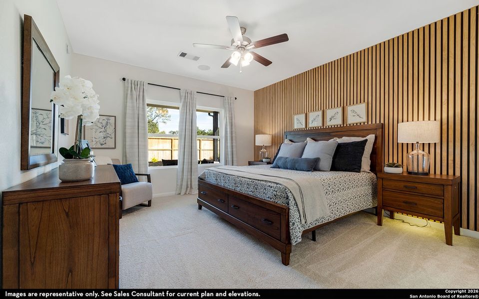 Furnished interior view inside a new home in Garden Grove, San Antonio (Image 7).
