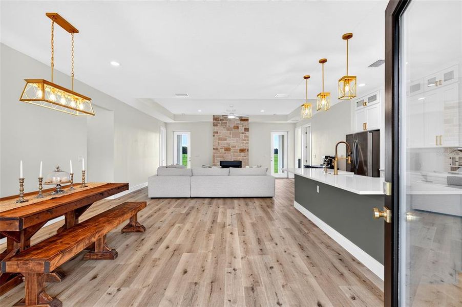 Furnished interior view inside a new home in , Bushnell (Image 13).