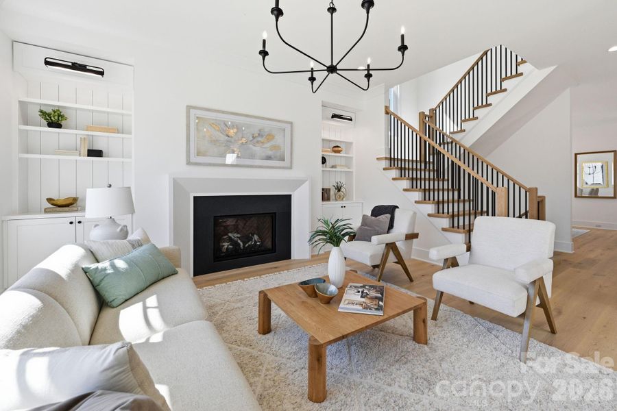 Furnished interior view inside a new home in , Davidson (Image 11).