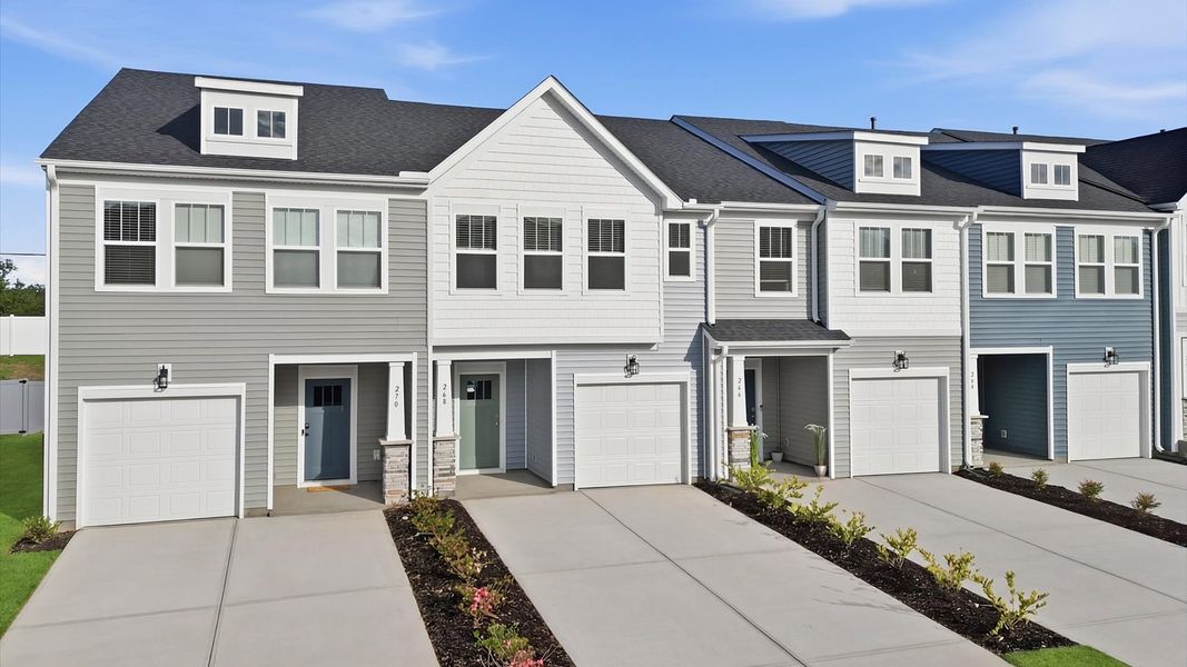 Elegant exterior with eye-catching curb appeal in a first-class DRB Homes community