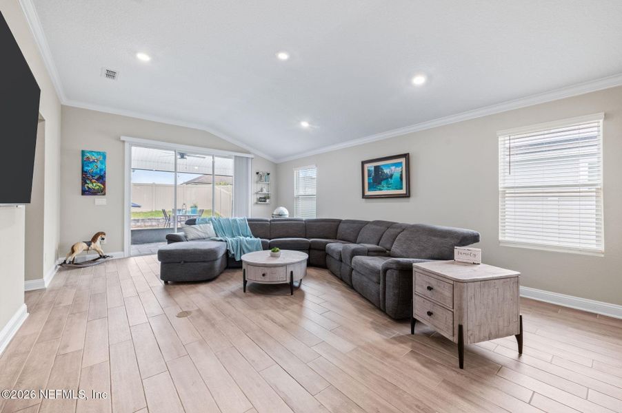 Furnished interior view inside a new home in Dorado at Entrada, St. Augustine (Image 11).