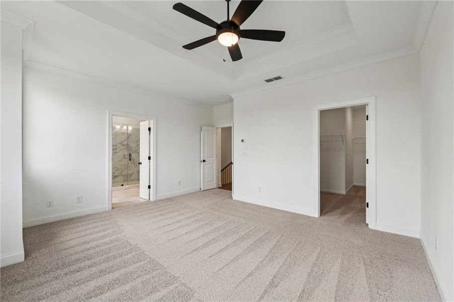 Spacious, unfurnished interior of a new home in Millcroft Townhomes, Buford (Image 31). Spacious, unfurnished interior of a new home in Millcroft Townhomes, Buford (Image 31).