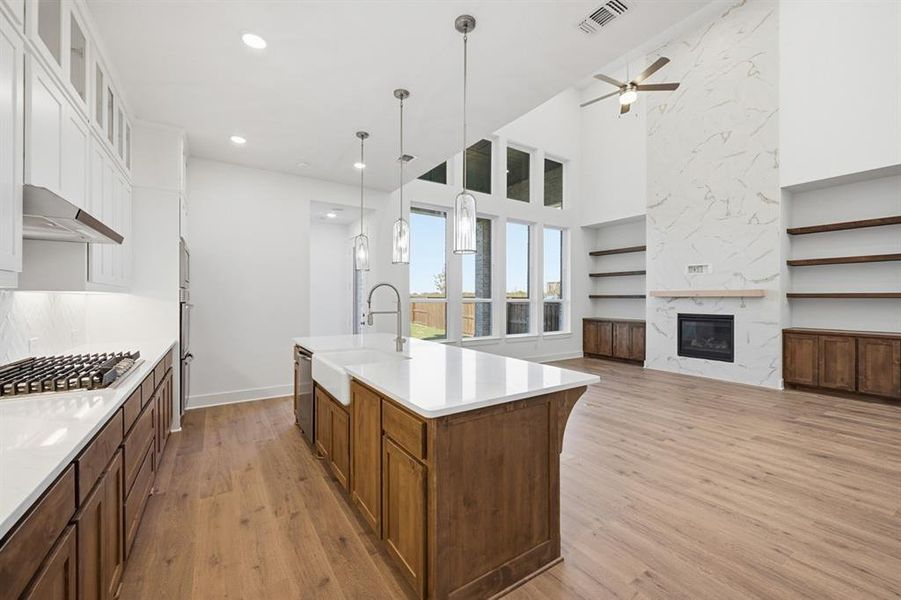 Furnished interior view inside a new home in Mantua Point: 55ft. lots, Van Alstyne (Image 11).