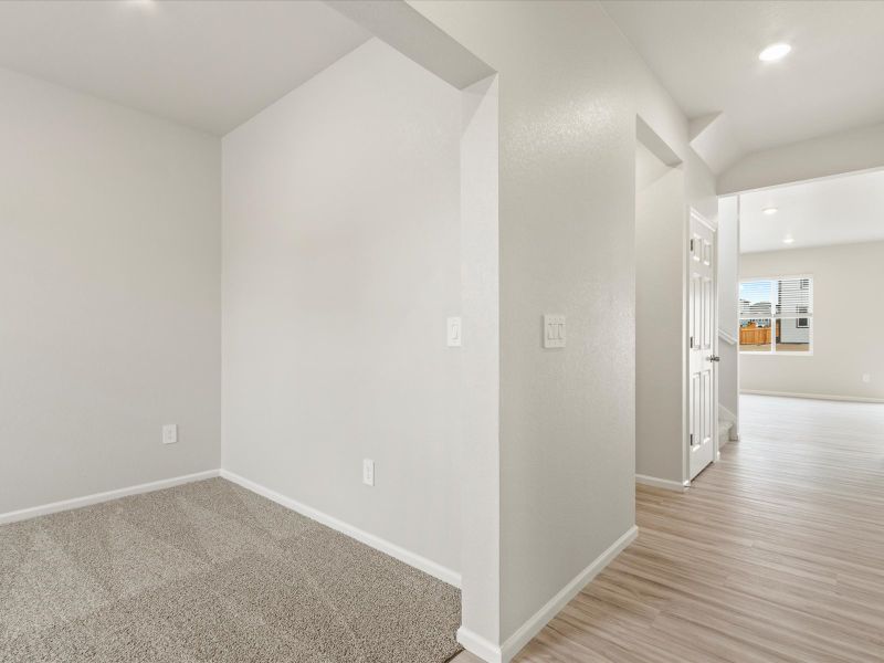 The Twin Peaks interior image taken at a Meritage Homes community in Severance, CO.