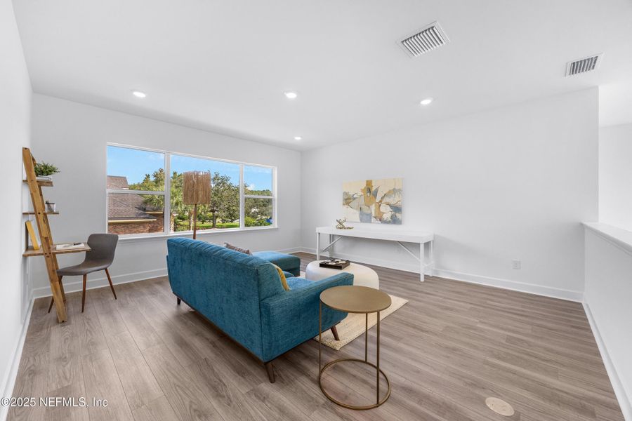 Furnished interior view inside a new home in , Jacksonville (Image 11). Furnished interior view inside a new home in , Jacksonville (Image 11).