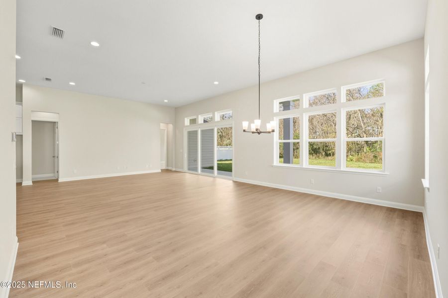 Spacious, unfurnished interior of a new home in Silver Landing at SilverLeaf, St. Augustine (Image 55).