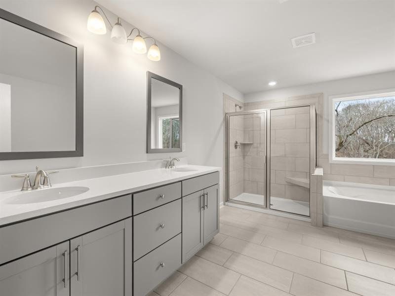 Furnished interior view inside a new home in Butner Estates, South Fulton (Image 3).