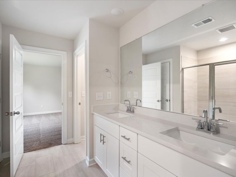 Furnished interior view inside a new home in Vickery Station, Woodruff (Image 7).