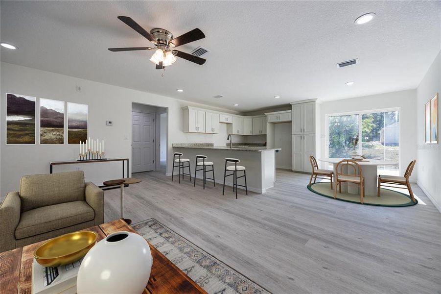 Furnished interior view inside a new home in , Williston (Image 17). Furnished interior view inside a new home in , Williston (Image 17).