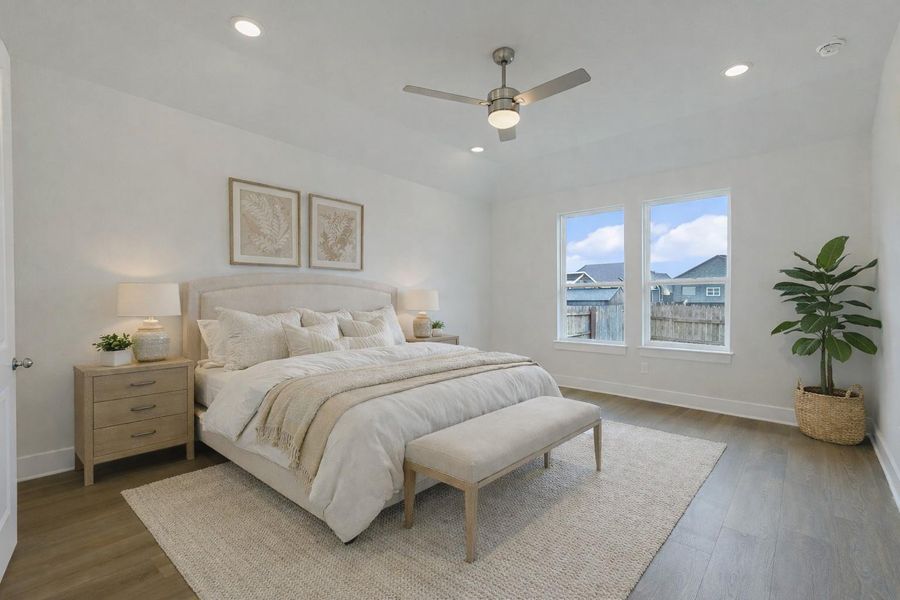 *Virtually Staged Primary Bed*