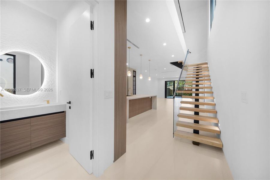 Furnished interior view inside a new home in , Fort Lauderdale (Image 6).