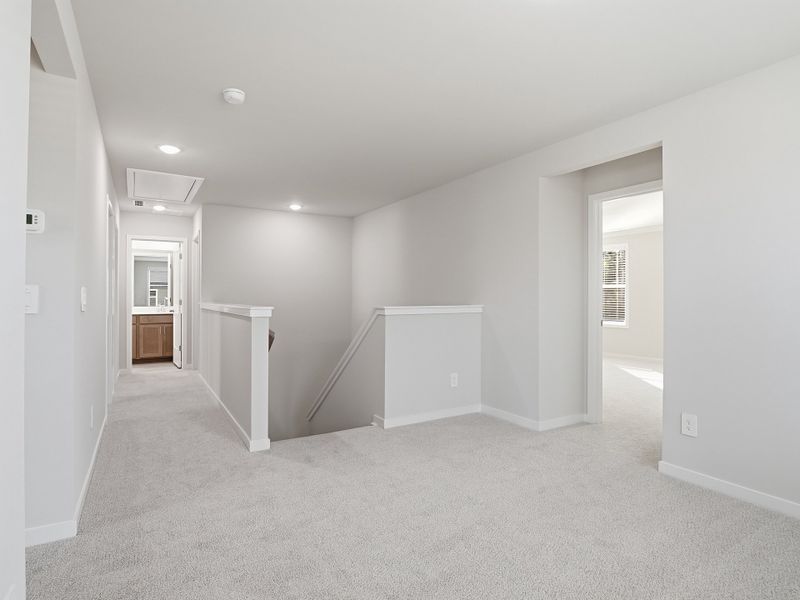 Spacious, unfurnished interior of a new home in Cadence Meadows, Zebulon (Image 17).