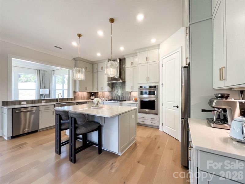 Furnished interior view inside a new home in , Huntersville (Image 37).