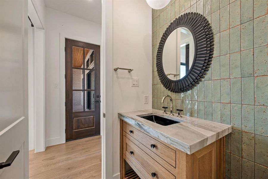 Furnished interior view inside a new home in The Resort on Eagle Mt. Lake, Fort Worth (Image 18).