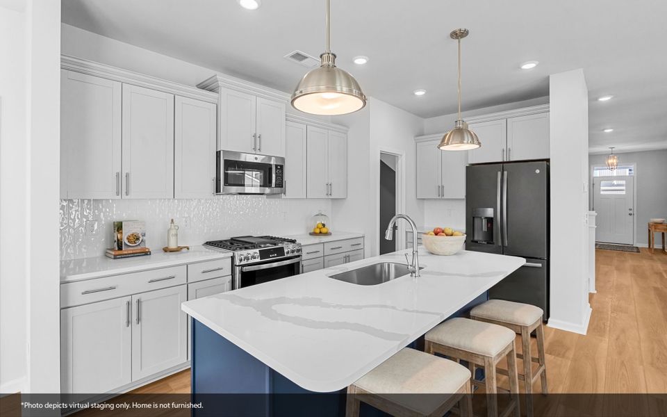 Furnished interior view inside a new home in Fieldstone, Lexington (Image 6).