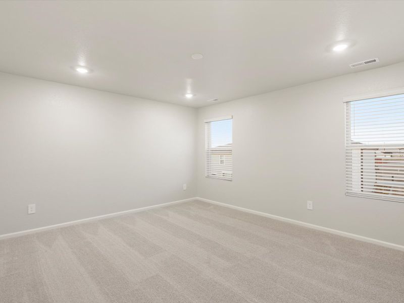 Spacious, unfurnished interior of a new home in Lorson Ranch: The Trail Collection, Colorado Springs (Image 11).