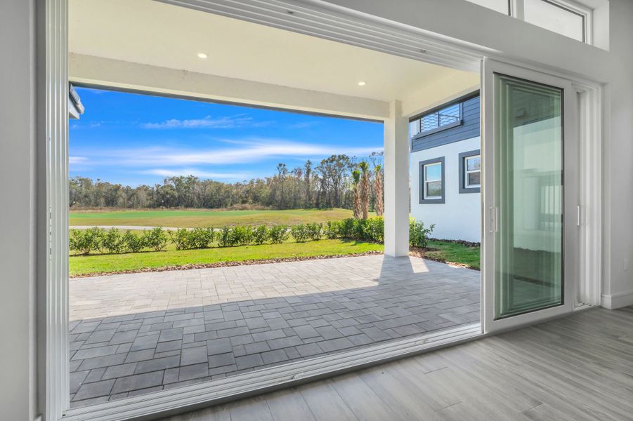 Representative exterior details of a home built from the Marbella by ABD Development in Hampton Green at Providence, Davenport (Image 36).