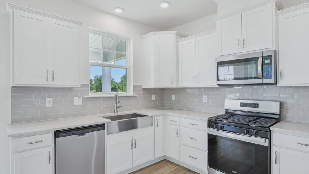 Furnished interior view inside a new home in Sidney Creek Single Family, Zebulon (Image 11).