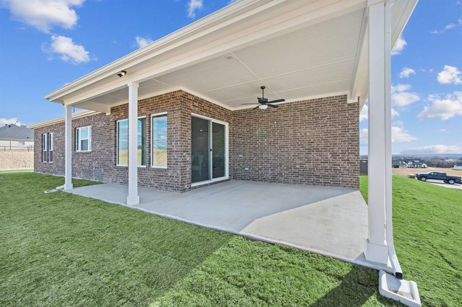 Exterior details and patio area of a home in Rocky Top Ranch, Reno (Image 4).