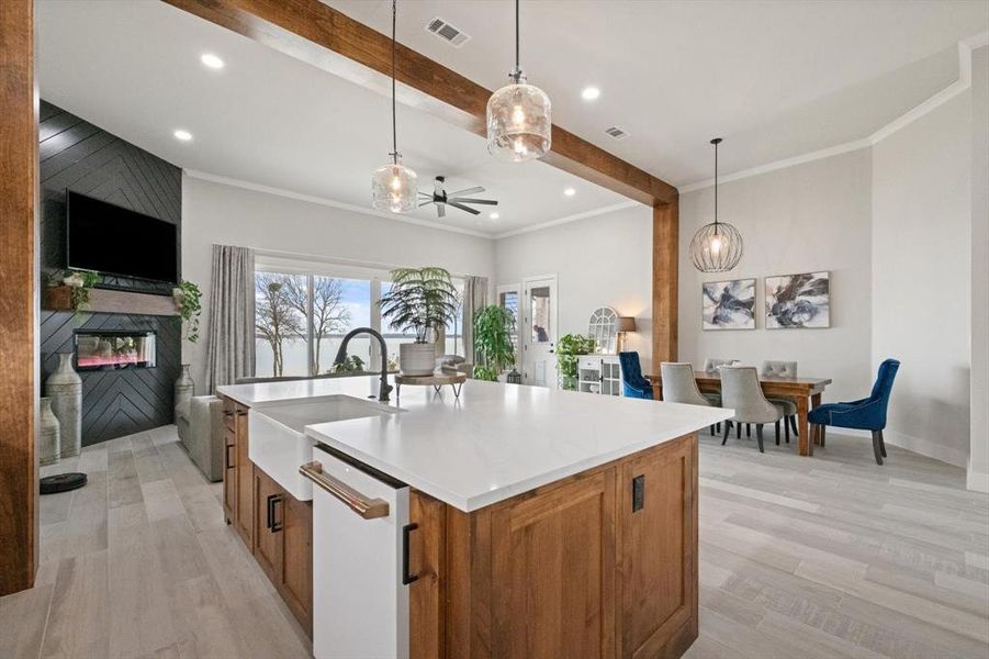 Another view from the kitchen