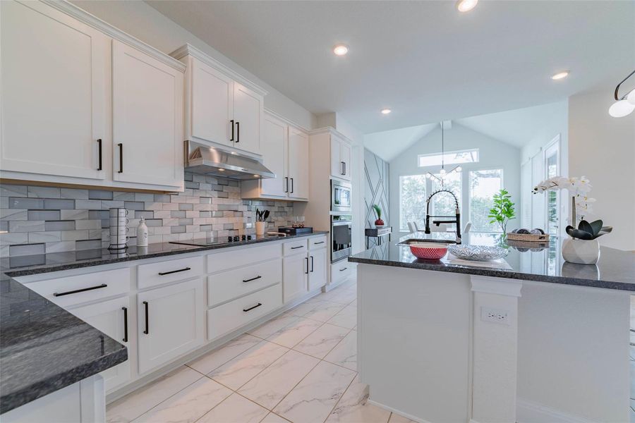 Furnished interior view inside a new home in Spicewood Trails, Spicewood (Image 14). Furnished interior view inside a new home in Spicewood Trails, Spicewood (Image 14).