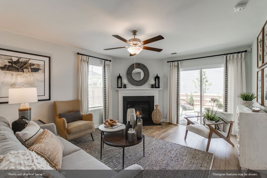 Furnished interior view inside a new home in Mayfair Village, Spartanburg (Image 6).