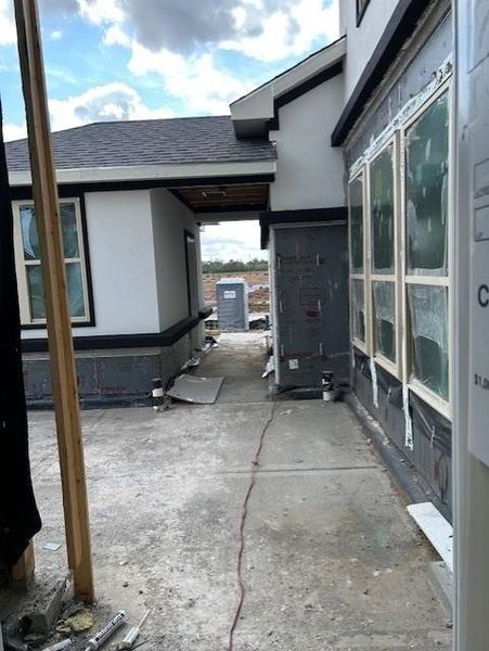 In-progress construction of a new home in Sienna 45', 50', Missouri City, TX (Image 9).