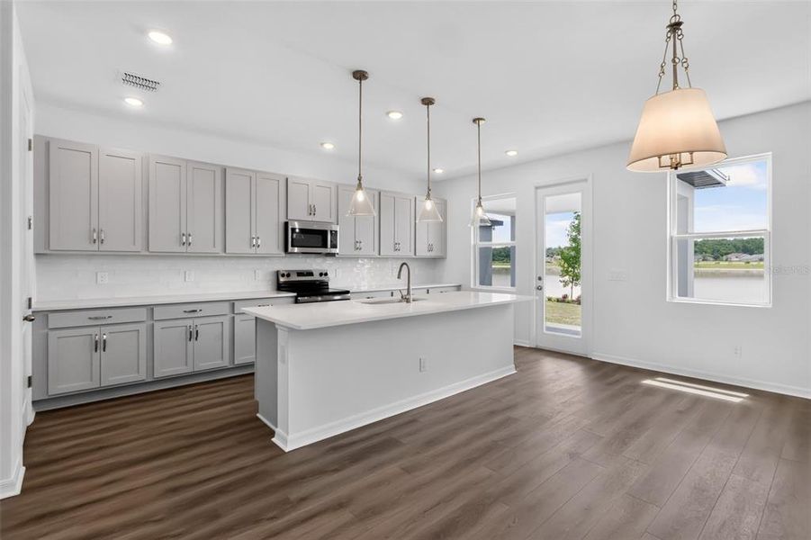 Furnished interior view inside a new home in , Kissimmee (Image 6).