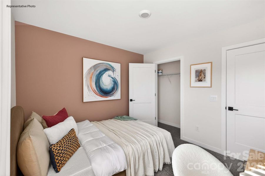 Furnished interior view inside a new home in The Townes at Lake Norman, Mooresville (Image 27).