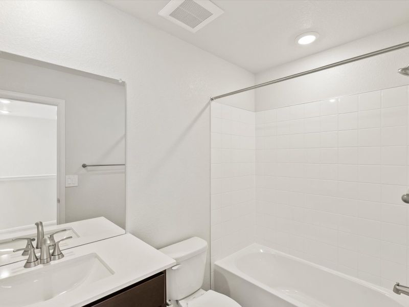 Furnished interior view inside a new home in Meridian Ranch, Peyton (Image 7).