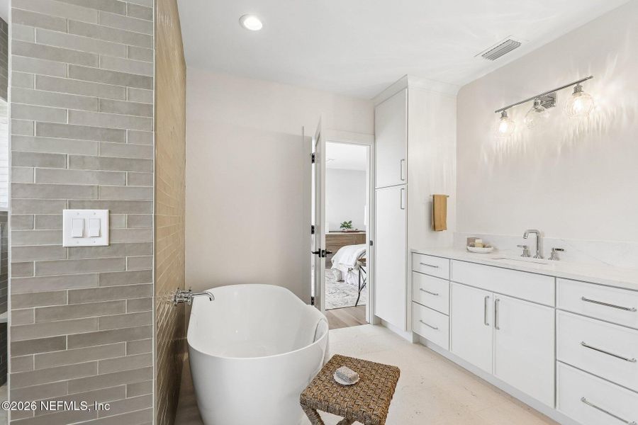 Furnished interior view inside a new home in , Jacksonville Beach (Image 19).