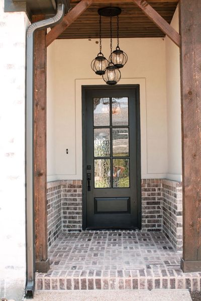 Representative exterior details of a home built from the The Julia by Reece Homes in Pebble Creek, College Station (Image 4).