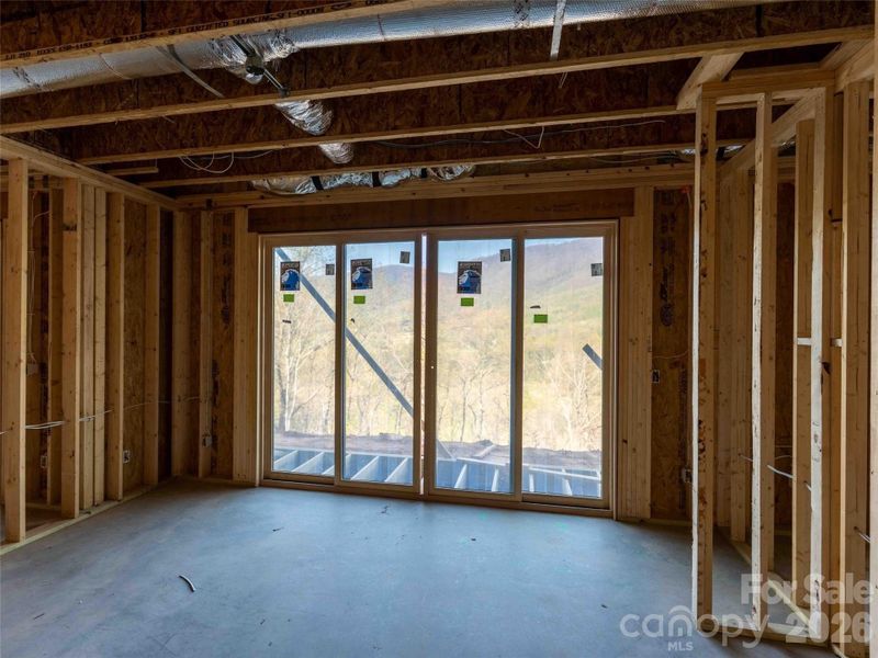 In-progress construction of a new home in , Mill Spring, NC (Image 20).