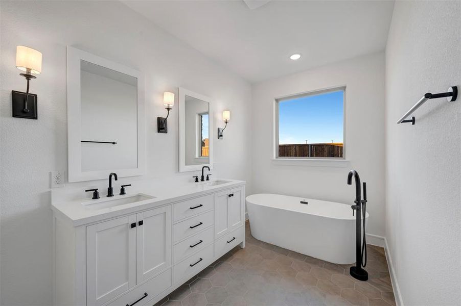 Furnished interior view inside a new home in Timberbrook, Justin (Image 9).