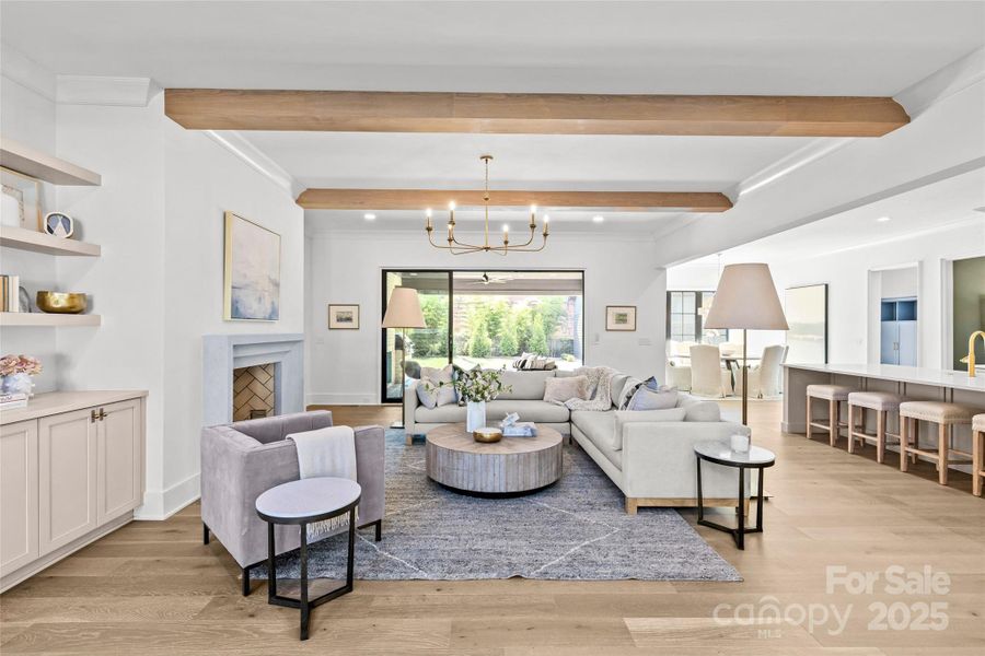 Furnished interior view inside a new home in Stratford Chase, Charlotte (Image 13).