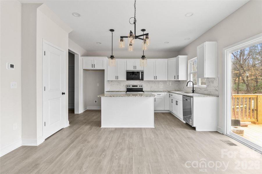 Furnished interior view inside a new home in , Denver (Image 8).