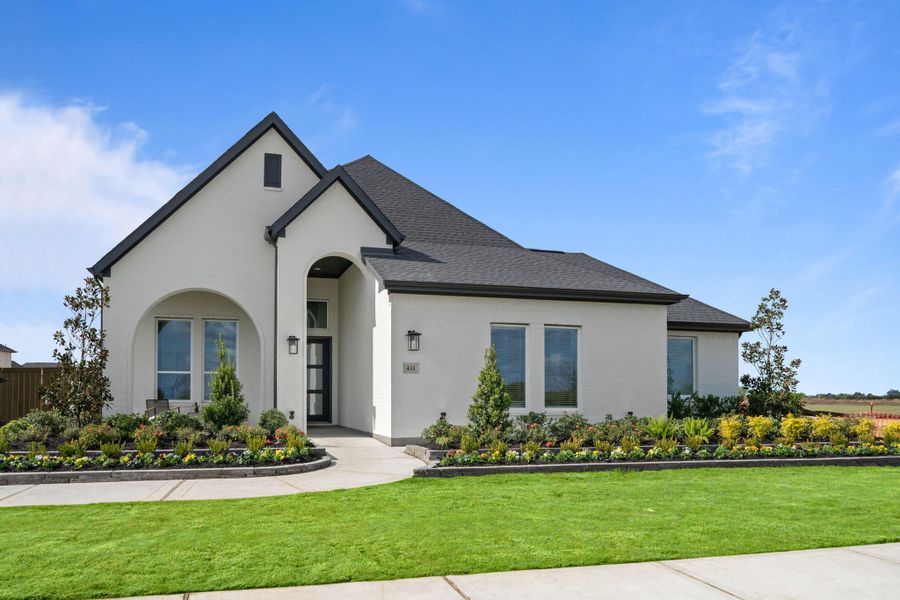 Front exterior of a new home in Attwater, Waller, TX, highlighting curb appeal (Image 20). Front exterior of a new home in Attwater, Waller, TX, highlighting curb appeal (Image 20).