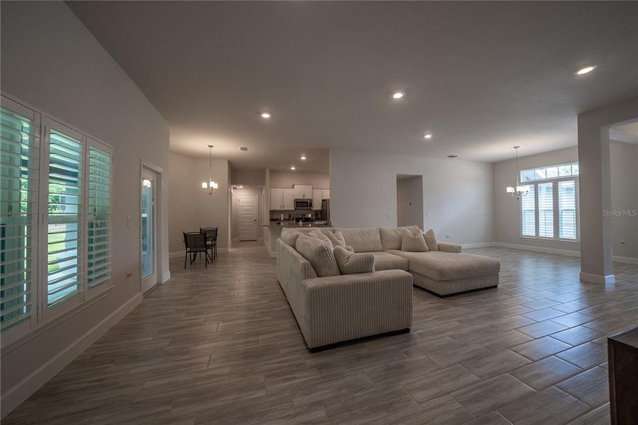 Furnished interior view inside a new home in Juliette Falls, Dunnellon (Image 17). Furnished interior view inside a new home in Juliette Falls, Dunnellon (Image 17).
