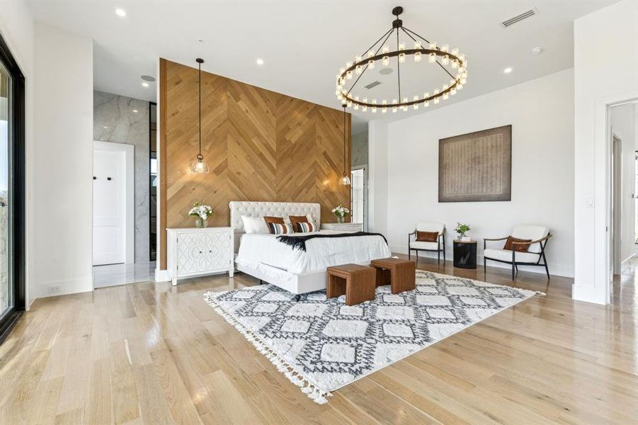 Furnished interior view inside a new home in , Bartonville (Image 8).