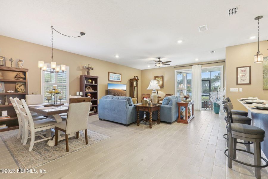 Furnished interior view inside a new home in Stillwater | Active Adult 55+, St. Johns (Image 11).