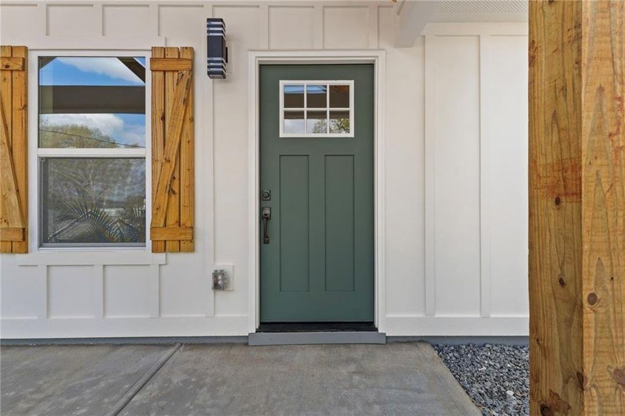 Exterior details and patio area of a home in , Cartersville (Image 27).