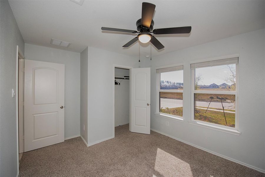 Another view of the room showing the large windows as well as great closet space. Another view of the room showing the large windows as well as great closet space.