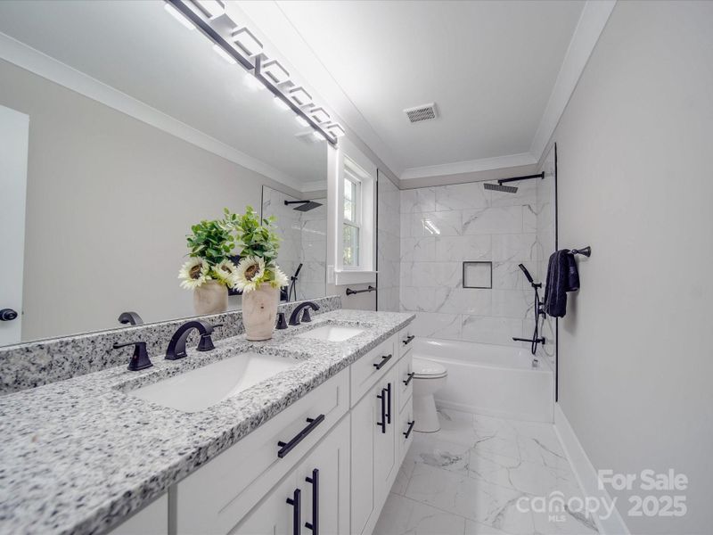 Furnished interior view inside a new home in , Albemarle (Image 9).