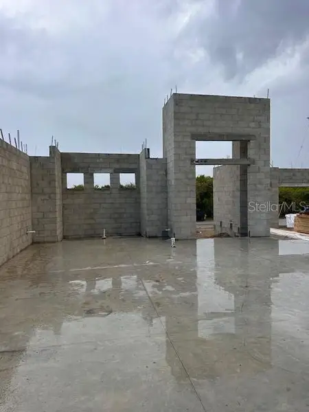 In-progress construction of a new home in , Port Charlotte, FL (Image 2).