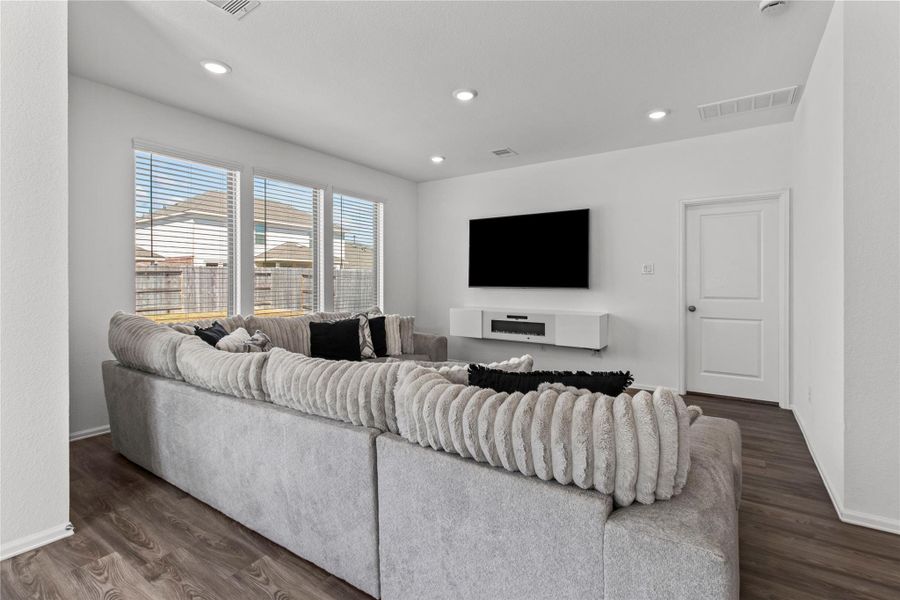 Furnished interior view inside a new home in Tavola: Wildflower II Collection, New Caney (Image 7).