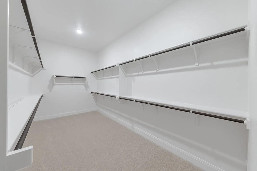 Spacious, unfurnished interior of a new home in Lariat - 80', Liberty Hill (Image 12). Spacious, unfurnished interior of a new home in Lariat - 80', Liberty Hill (Image 12).